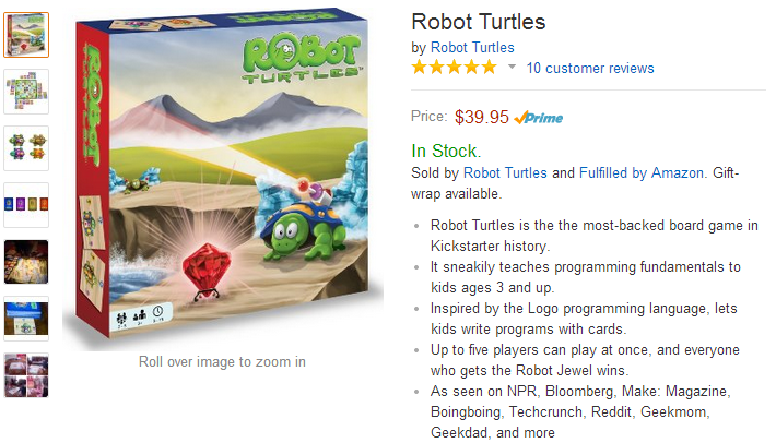 Robot Turtles: The Board Game for Little Programmers by Dan Shapiro —  Kickstarter